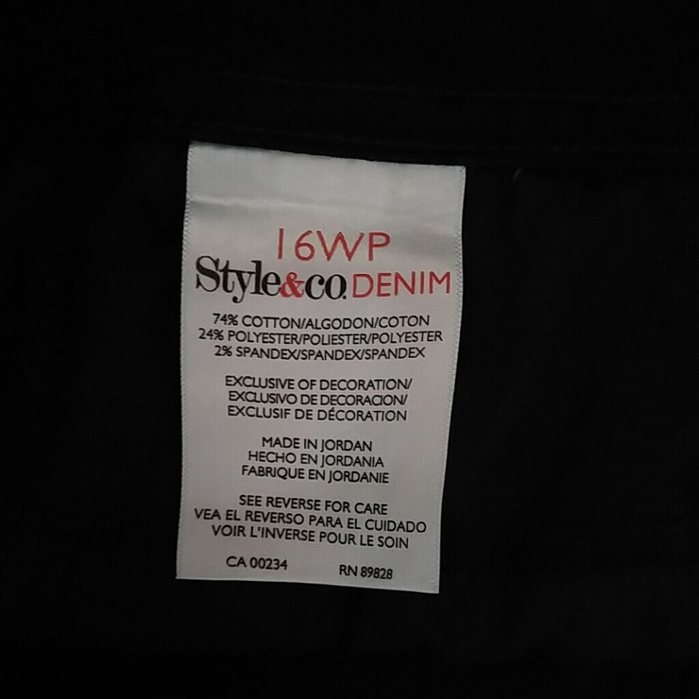 Style & Co Denim Jeans - Picture 7 of 7